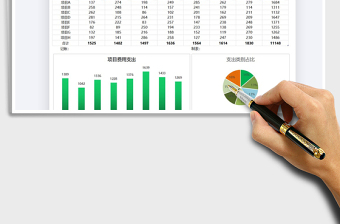 2025项目费用支出月报表免费下载