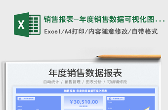 2025销售报表-年度销售数据可视化图表免费下载