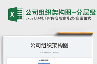 2025公司组织架构图-分层级免费下载