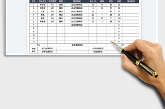 2025公司文具物品采购申请表免费下载