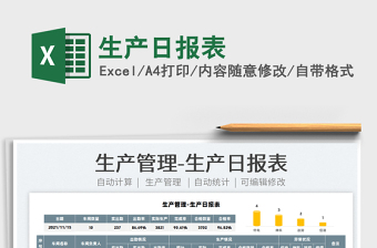 2025生产日报表免费下载