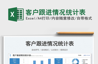 2025客户跟进情况统计表免费下载