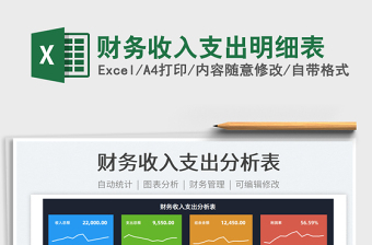 2025财务收入支出明细表免费下载