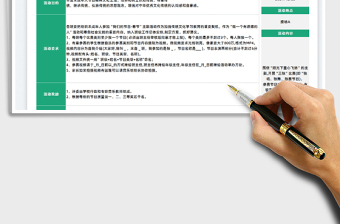 2025活动策划表免费下载