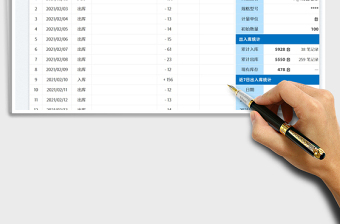 2025出入库明细表免费下载