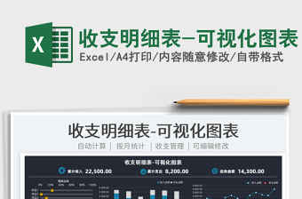 2025收支明细表-可视化图表免费下载