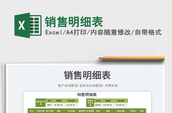 2025销售明细表免费下载