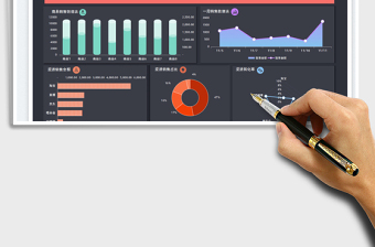 2024销售明细表-销售数据可视化图表exce表格