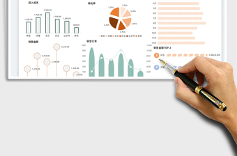 2024销售报表-销售运营渠道数据分析表exce表格