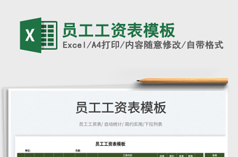 2025员工工资表模板免费下载