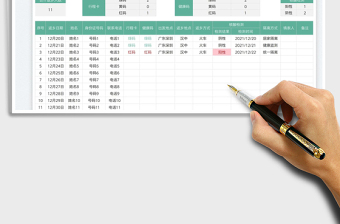 2025返乡人员登记表-自动统计免费下载