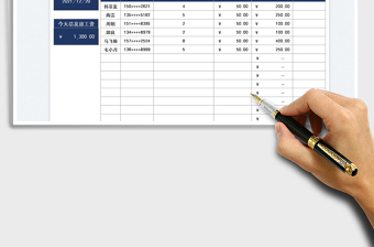 2025保洁家政日结工资表免费下载