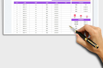 2025财务收支管理明细表免费下载