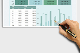 2025年度收支数据统计表免费下载