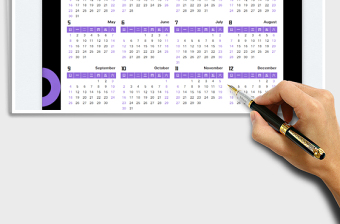 2025年日历日程-新年工作计划表