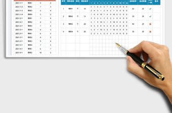 2025库存管理盘点表-月度出入库登记表免费下载