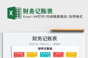 2025财务记账表免费下载