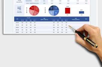 2025财务收支明细表分类统计可查询免费下载