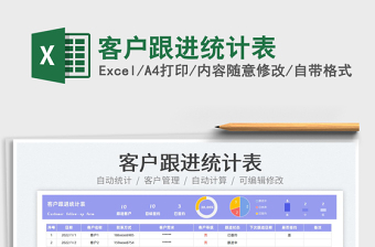 2025客户跟进统计表免费下载