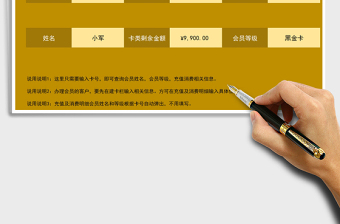 2024VIP会员充值消费管理系统exce表格