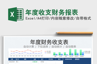 2025年度收支财务报表免费下载