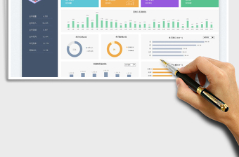 2024电商运营月度可视化exce表格