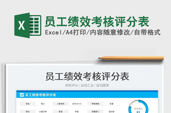 2025员工绩效考核评分表免费下载