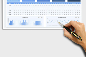 2025电商月运营规划看板免费下载