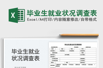 2025毕业生就业状况调查表免费下载