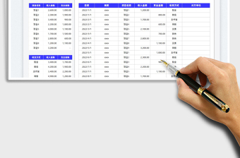 2025财务报表-收入支出数据统计表免费下载