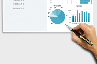 2025公司各客户月回款率统计表免费下载