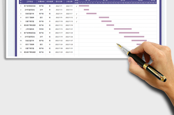2025工作进度表免费下载