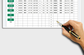 2025物料明细表免费下载