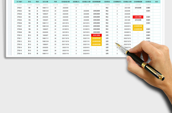 2025员工合同登记表免费下载