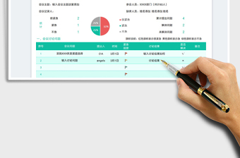 2025会议纪要讨论表免费下载