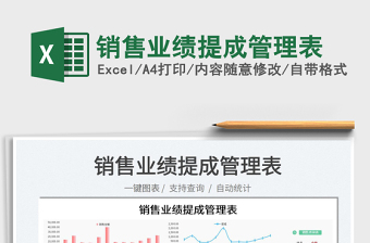 2025销售业绩提成管理表免费下载