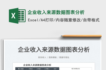 2025企业收入来源数据图表分析免费下载