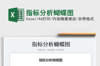 2025指标分析蝴蝶图免费下载