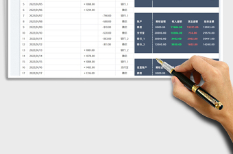 2025财务收支明细表免费下载