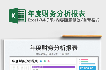 2025年度财务分析报表免费下载