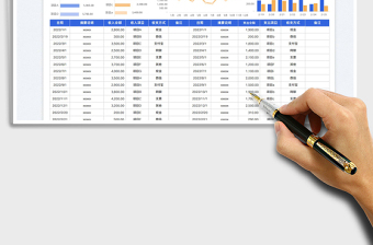 2025财务报表-个人公司收入支出记账表免费下载