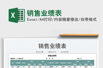 2025销售业绩表免费下载