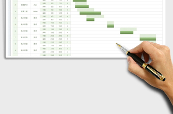 202531天计划管理甘特图免费下载