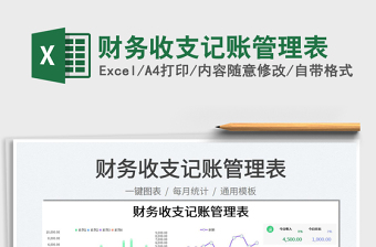 2025财务收支记账管理表免费下载