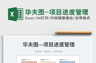 2025华夫图-项目进度管理免费下载