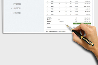 2025采购报价单免费下载