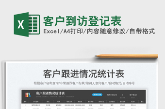 2025客户到访登记表免费下载