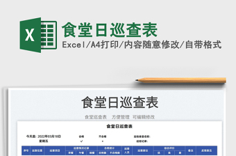 2025食堂成本excel表格大全