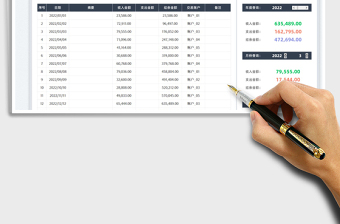 2025财务收支明细表免费下载