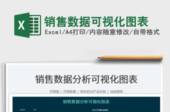 2024销售数据可视化图表exce表格